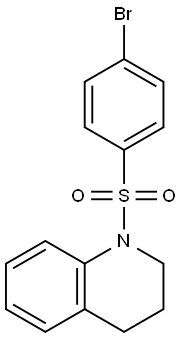 1-[(4-bromophenyl)sulfonyl]-1,2,3,4-tetrahydroquinoline Struktur