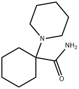 1-Piperidin-1-yl-cyclohexanecarboxylic acid amide Struktur