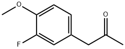 1-(3-fluoro-4-methoxyphenyl)propan-2-one Struktur