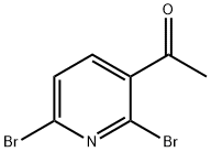 1-(2,6-Dibromopyridin-3-yl)ethanone Struktur