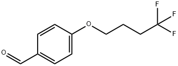 4-(4,4,4-Trifluoro-butoxy)-benzaldehyde Struktur