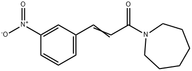 1-[3-(3-nitrophenyl)acryloyl]azepane Struktur