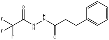 3-phenyl-N'-(trifluoroacetyl)propanohydrazide Struktur