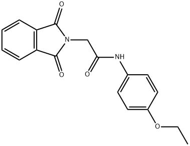 2-(1,3-dioxoisoindolin-2-yl)-N-(4-ethoxyphenyl)acetamide Struktur