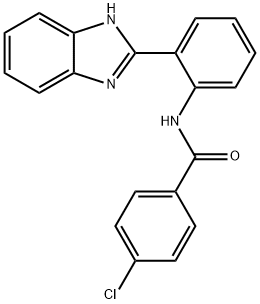 N-(2-(1H-benzo[d]imidazol-2-yl)phenyl)-4-chlorobenzamide|