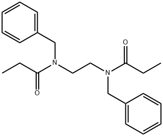 N,N'-1,2-ethanediylbis(N-benzylpropanamide) Struktur