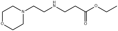 ethyl 3-{[2-(morpholin-4-yl)ethyl]amino}propanoate Struktur