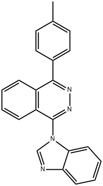 1-(1H-benzo[d]imidazol-1-yl)-4-(p-tolyl)phthalazine Struktur