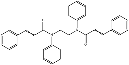 N,N'-1,2-ethanediylbis(N,3-diphenylacrylamide) Struktur