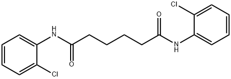 N,N'-bis(2-chlorophenyl)hexanediamide Struktur