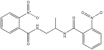 N,N'-1,2-propanediylbis(2-nitrobenzamide) Struktur