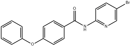 N-(5-bromopyridin-2-yl)-4-phenoxybenzamide Struktur