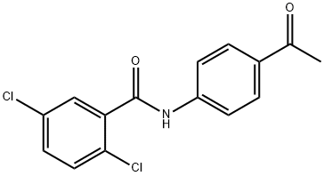 N-(4-Acetyl-phenyl)-2,5-dichloro-benzamide Struktur