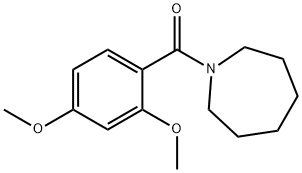 azepan-1-yl-(2,4-dimethoxyphenyl)methanone Struktur