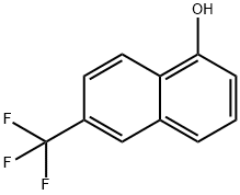 6-(trifluoromethyl)naphthalen-1-ol Struktur