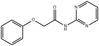 2-phenoxy-N-pyrimidin-2-ylacetamide Struktur