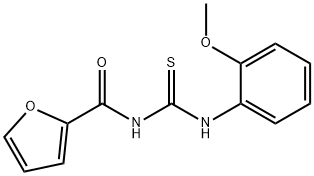 N-{[(2-methoxyphenyl)amino]carbonothioyl}-2-furamide Struktur