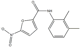 N-(2,3-dimethylphenyl)-5-nitro-2-furamide Struktur