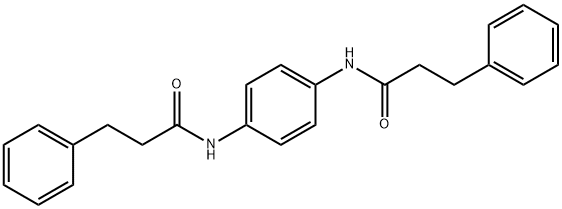 N,N'-1,4-phenylenebis(3-phenylpropanamide) Struktur