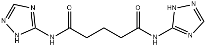 N,N'-bis(1H-1,2,4-triazol-5-yl)pentanediamide Struktur