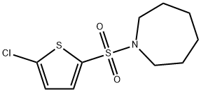 1-[(5-chloro-2-thienyl)sulfonyl]azepane Struktur