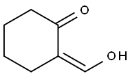 (2Z)-2-(hydroxymethylidene)cyclohexan-1-one Struktur