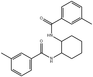 N,N'-1,2-cyclohexanediylbis(3-methylbenzamide) Struktur