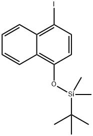 TERT-BUTYL((4-IODONAPHTHALEN-1-YL)OXY)DIMETHYLSILANE Struktur