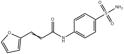 N-[4-(aminosulfonyl)phenyl]-3-(2-furyl)acrylamide Struktur