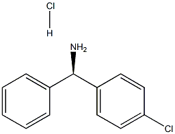 (R)-(4-CHLOROPHENYL)(PHENYL)METHANAMINE HYDROCHLRIDE Struktur