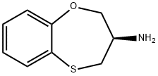 (R)-3,4-dihydro-2H-benzo[b][1,4]oxathiepin-3-amine Struktur