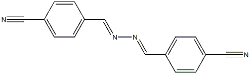 4,4'-[1,2-hydrazinediylidenedi(methylylidene)]dibenzonitrile Struktur