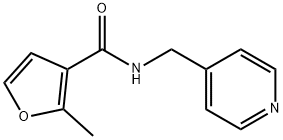 2-methyl-N-(pyridin-4-ylmethyl)furan-3-carboxamide Struktur