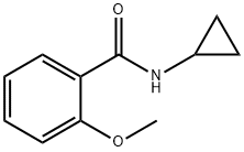 N-cyclopropyl-2-methoxybenzamide Struktur