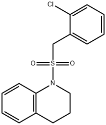 1-[(2-chlorobenzyl)sulfonyl]-1,2,3,4-tetrahydroquinoline Struktur