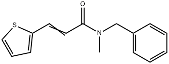 (E)-N-benzyl-N-methyl-3-thiophen-2-ylprop-2-enamide Structure