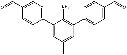 [1,1':3',1''-Terphenyl]-4,4''-dicarboxaldehyde, 2'-amino-5'-methyl- Struktur