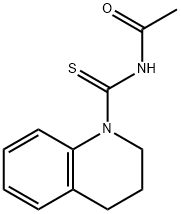 N-(3,4-dihydro-1(2H)-quinolinylcarbonothioyl)acetamide Struktur