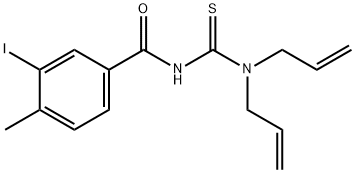 N-[(diallylamino)carbonothioyl]-3-iodo-4-methylbenzamide Struktur