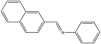 N-(2-naphthylmethylene)aniline Struktur