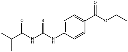 ethyl 4-{[(isobutyrylamino)carbonothioyl]amino}benzoate Struktur