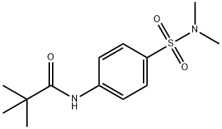 N-[4-(dimethylsulfamoyl)phenyl]-2,2-dimethylpropanamide Struktur