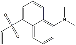 1-Naphthalenamine, 5-(ethenylsulfonyl)-N,N-dimethyl- Struktur