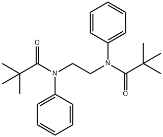 N,N'-1,2-ethanediylbis(2,2-dimethyl-N-phenylpropanamide) Struktur