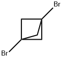 Bicyclo[1.1.1]pentane, 1,3-dibromo- Struktur