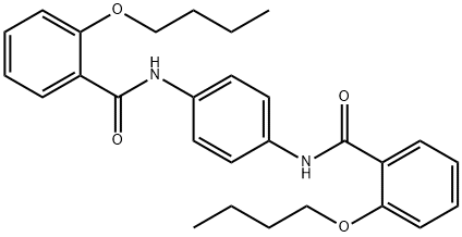 N,N'-1,4-phenylenebis(2-butoxybenzamide) Struktur