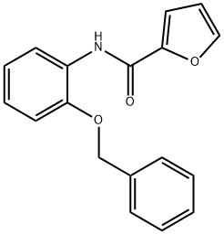 N-(2-phenylmethoxyphenyl)furan-2-carboxamide Struktur