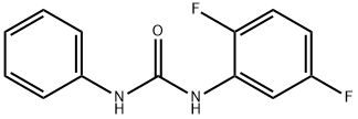 1-(2,5-difluorophenyl)-3-phenylurea Struktur