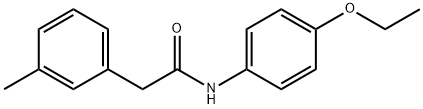 N-(4-ethoxyphenyl)-2-(3-methylphenyl)acetamide Struktur