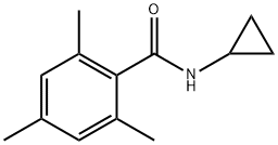 N-cyclopropyl-2,4,6-trimethylbenzamide Struktur